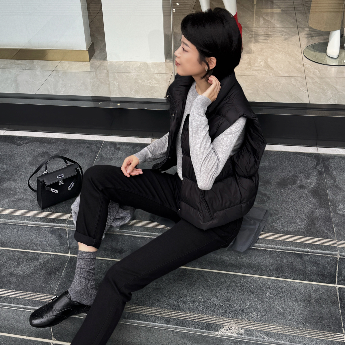 新雪丽轻薄保暖马甲