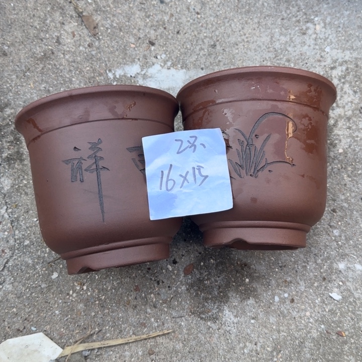 紫砂花盆特价商品