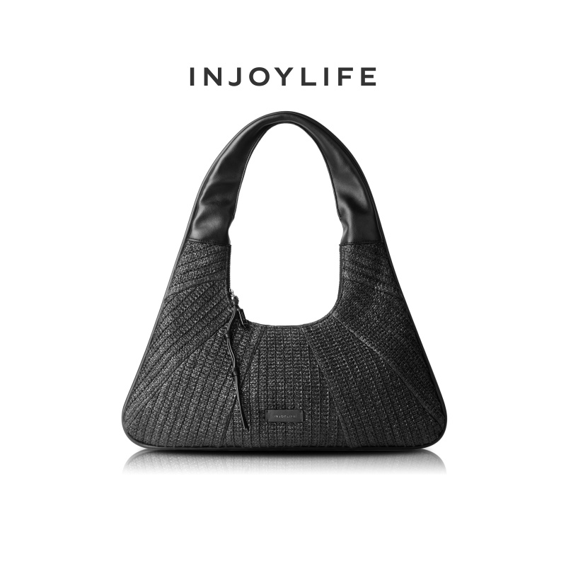 【福利】INJOYLIFE解构编织袋夏季沙滩通勤百搭手提单肩包