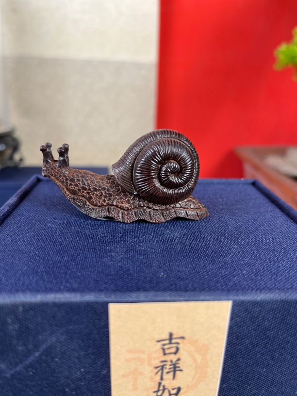 手工雕刻 印度小叶紫檀 富甲把件 TH667788