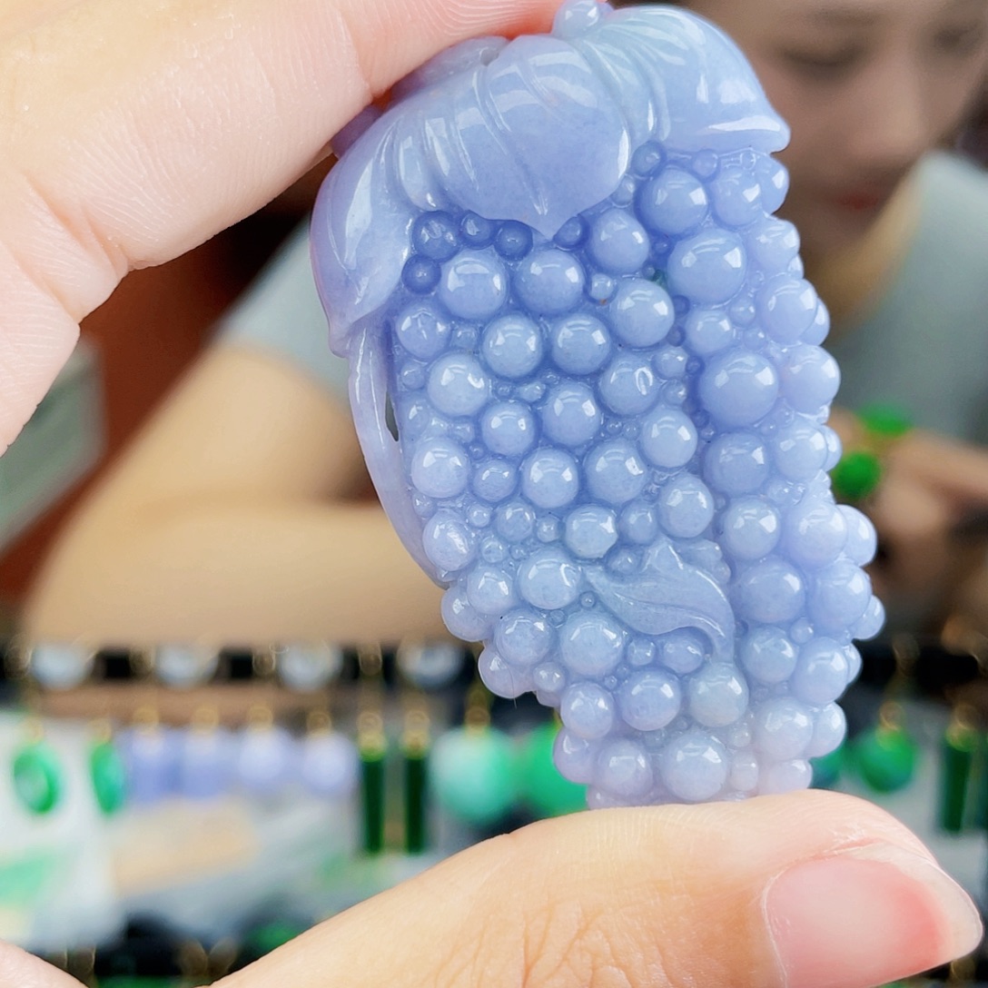 翡翠未镶嵌耳饰饰品