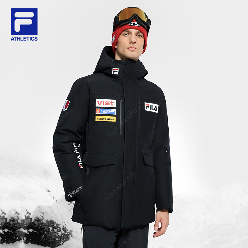 Fila/斐乐男款【五方联名鹅绒服】冬季运动户外滑雪外套A11M446907F