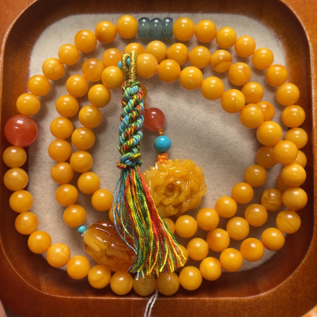 蜜蜡未镶嵌手串蜜蜡