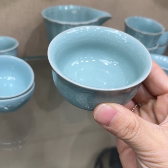 瓷片大宋名窑汝瓷茶具