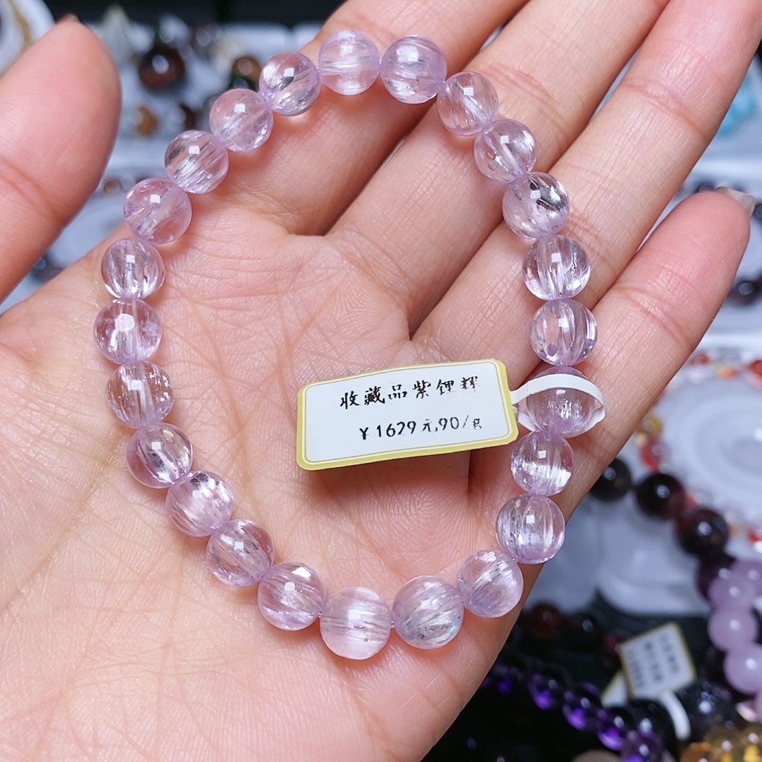 未镶嵌锂辉石手串7.6