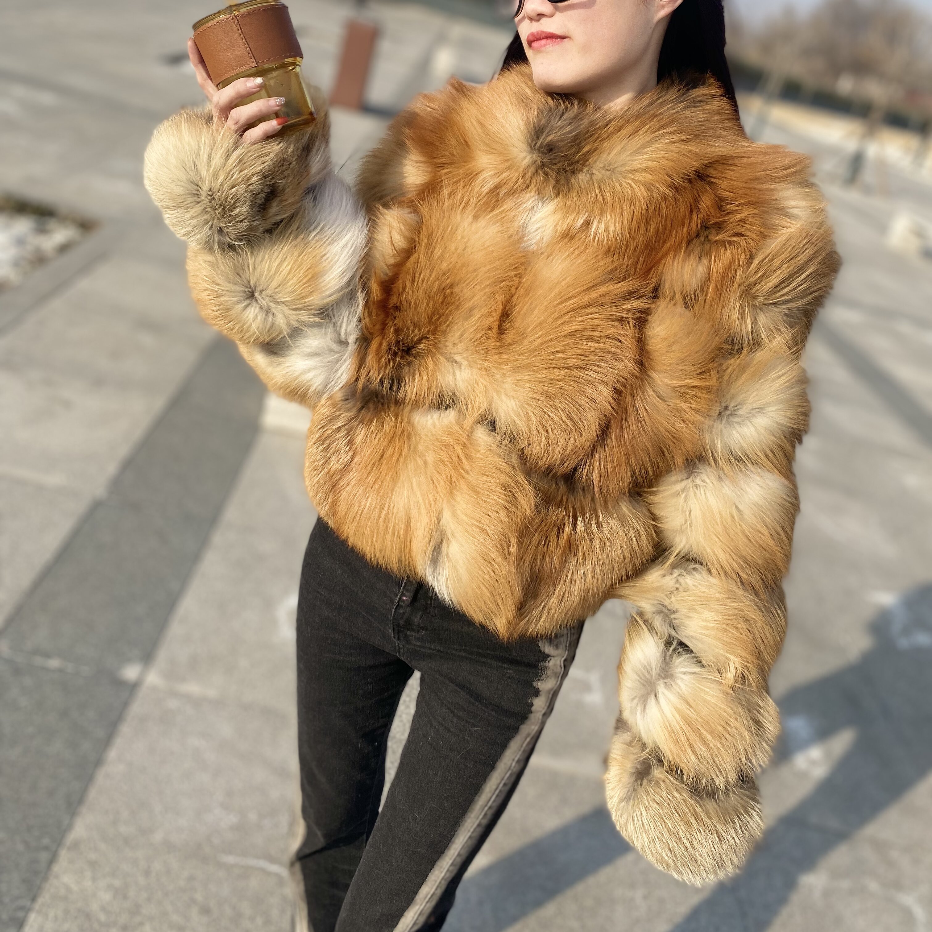 梓燚服装专用设计师时尚秋冬外套中长款轻奢冬季休闲