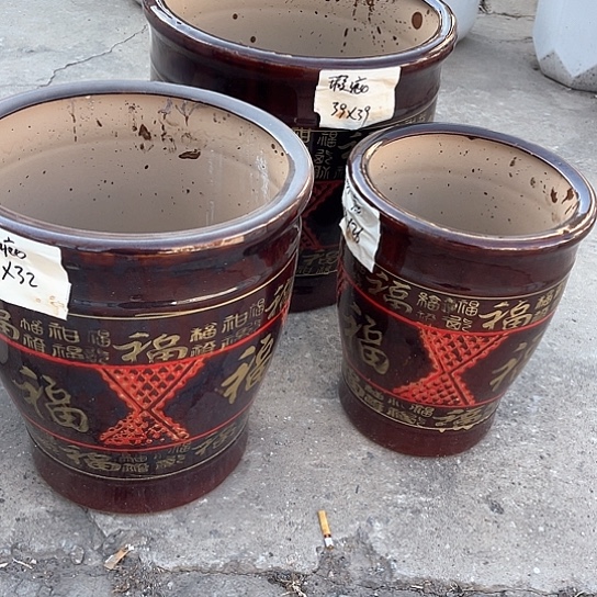 红陶陶瓷花盆默认瑕疵