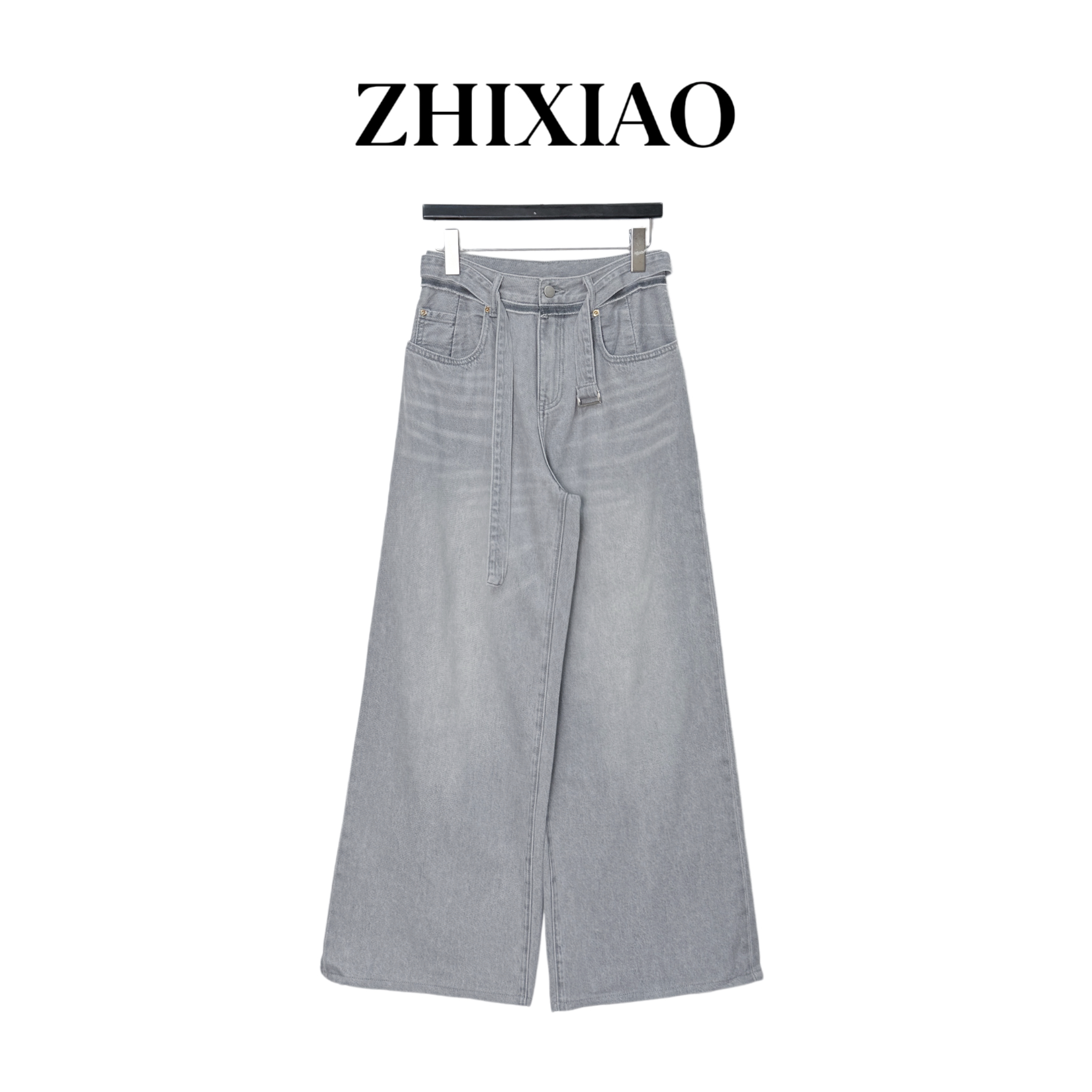 【ZHIXIAO】秋冬新款：复古阔腿牛仔裤TR1120