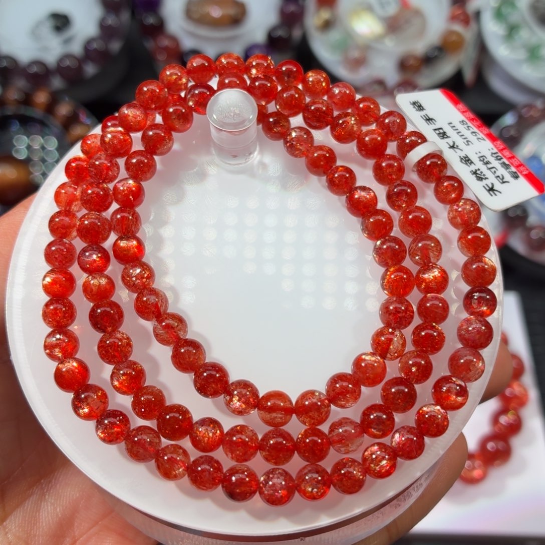 日光石手链未镶嵌金太阳多圈5