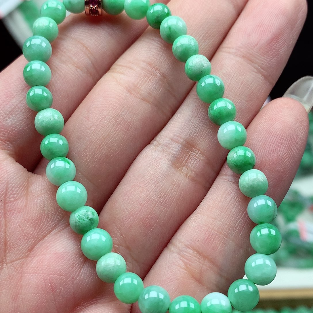 未镶嵌手链翡翠翡翠