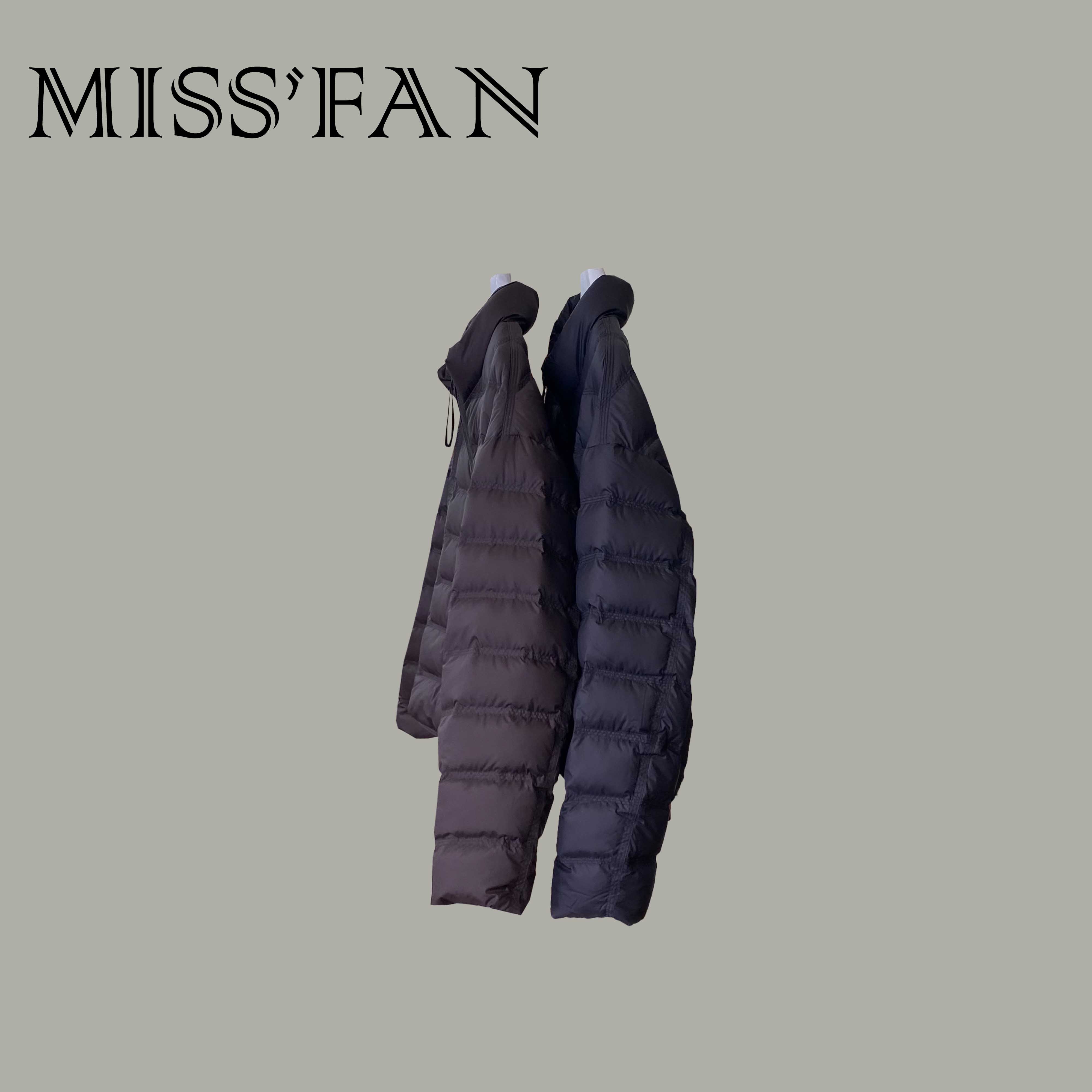 【小排骨】 小立领款 精致时尚休闲抽绳羽绒服