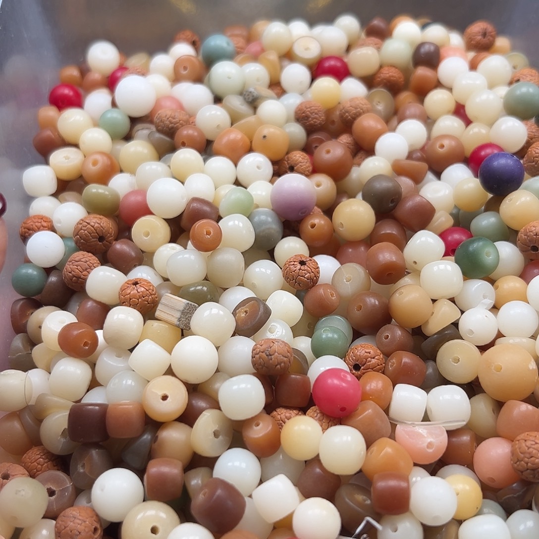 手串菩提根/象牙果瑕疵金刚混500颗有坏