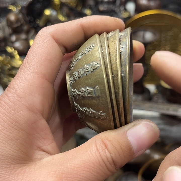 顺顺利利，铜器摆件