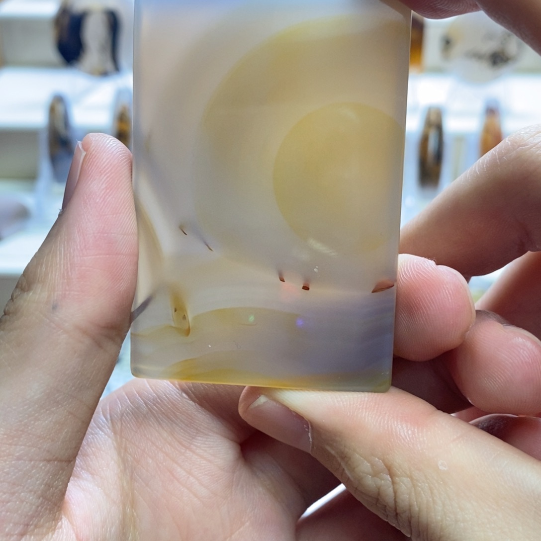 玛瑙/玉髓未镶嵌吊坠(不含链)