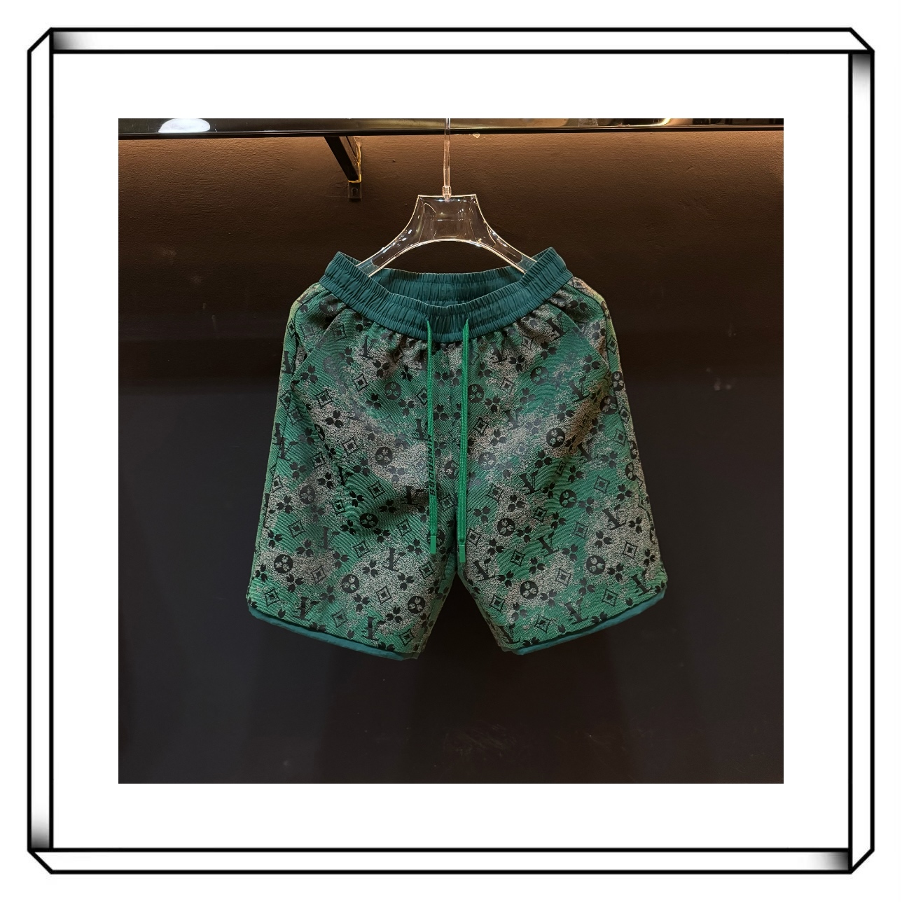 【杰炫Atelier 22234短裤】25年水洗丝线钩针刺绣限定款男女款短裤