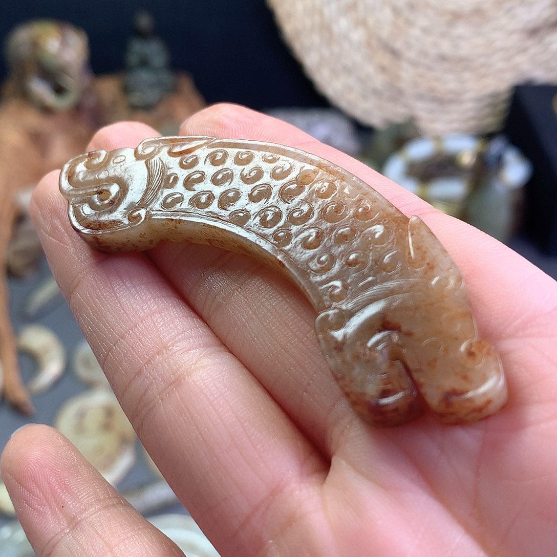 和田玉玉佩未镶嵌乐*央