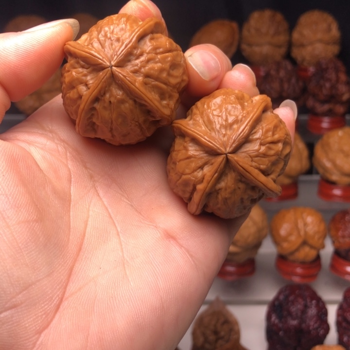 替***光桃核吊坠321金龙抱喜