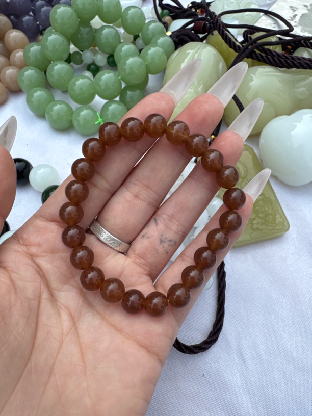 高端精品糖色手串 卡8