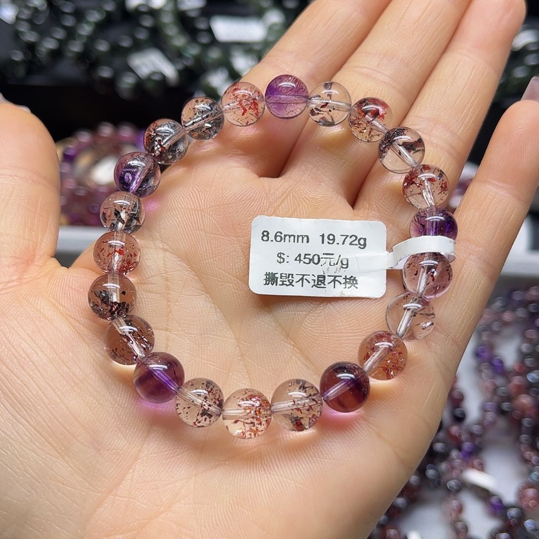 水晶手链未镶嵌珍