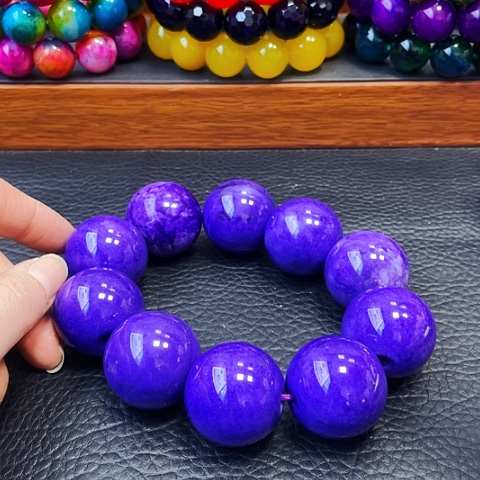 玛瑙/玉髓手链未镶嵌紫龙醇30