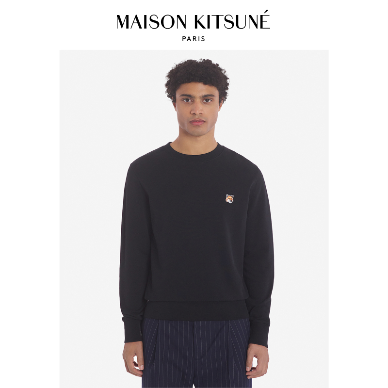 【经典系列】Maison Kitsune男女同款 春夏经典狐狸头卫衣