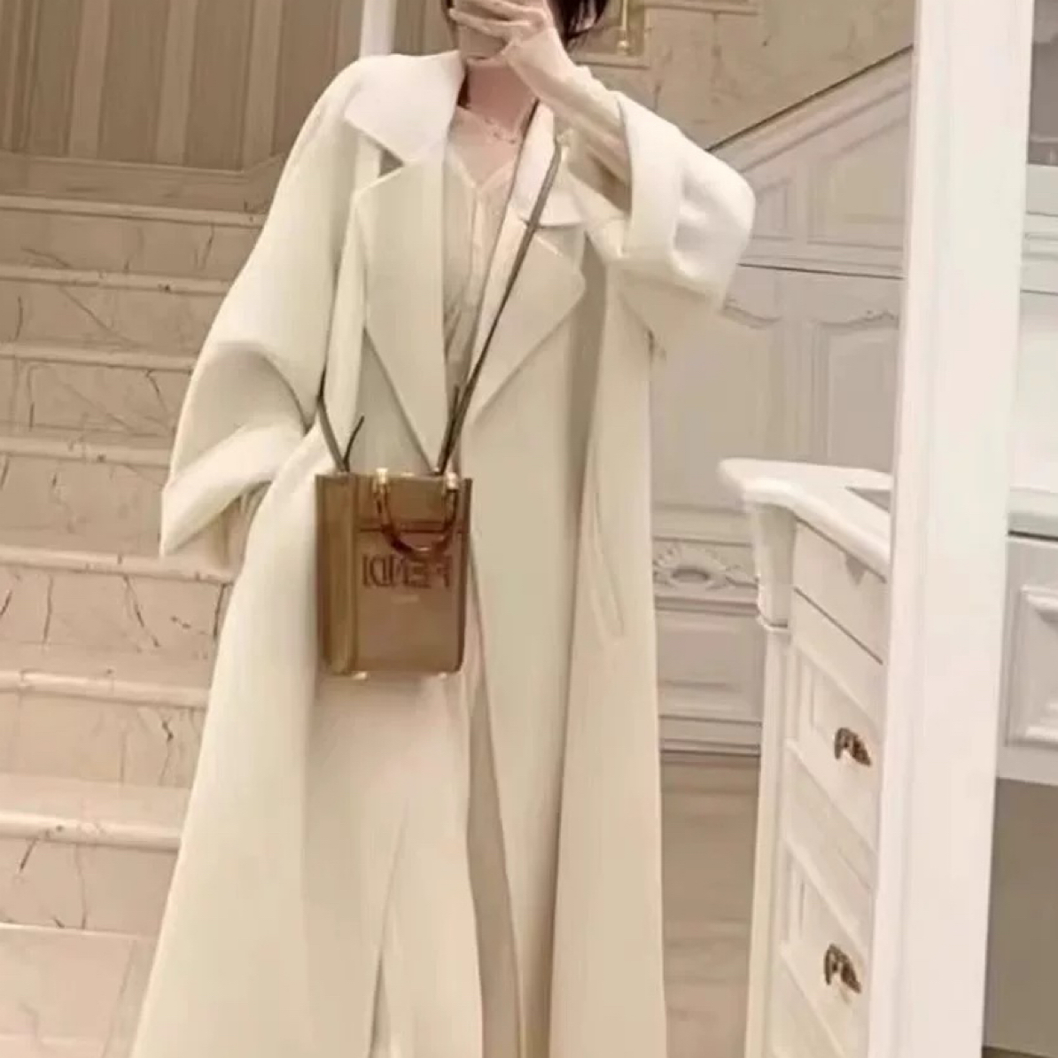 非主图衣服 扣号为准 春秋中长款双面外套 （部分微瑕无运费险）