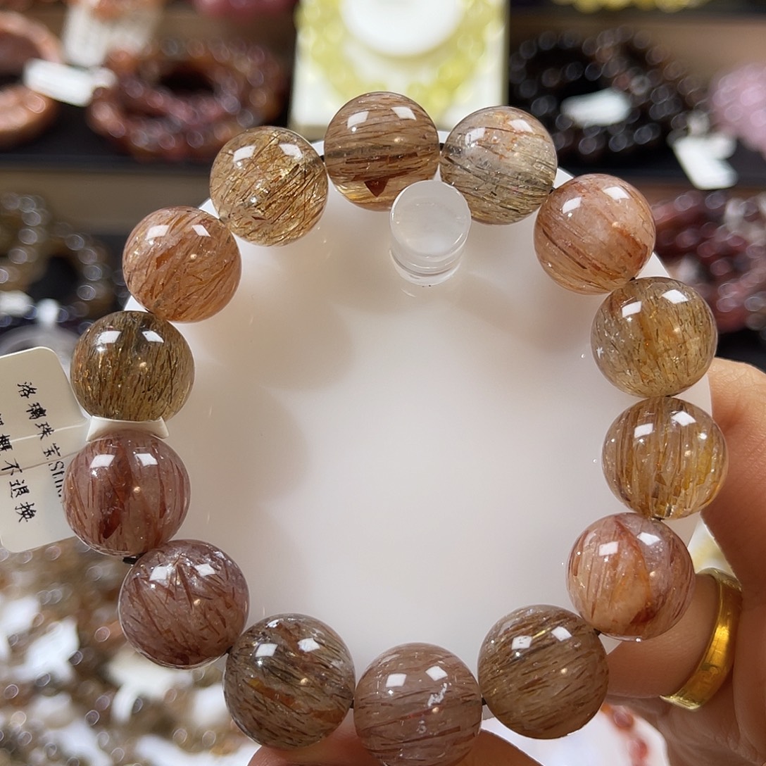 未镶嵌手链水晶默认微瑕 15m 黑金超