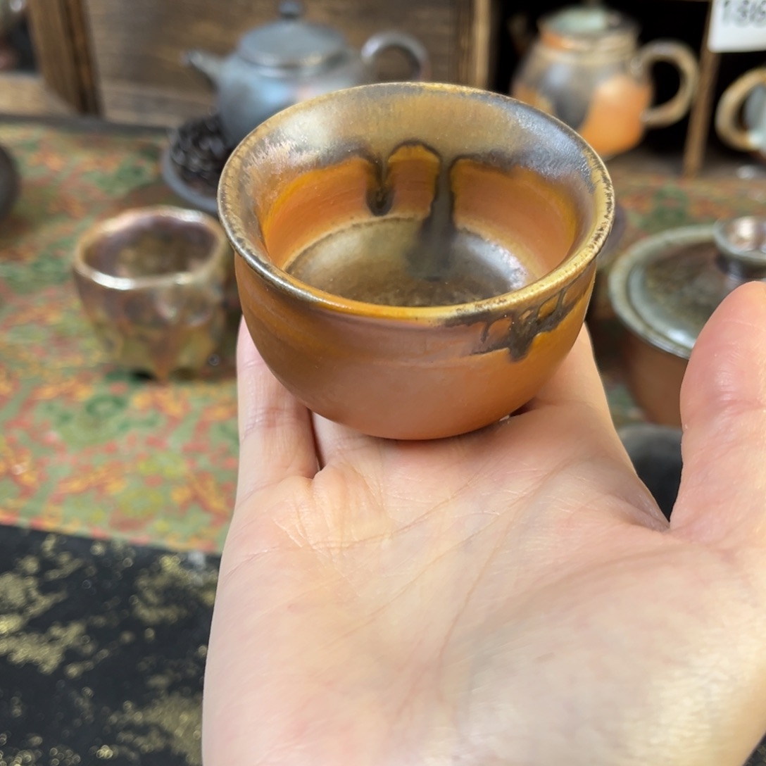 杯柴烧茶器主人杯杯