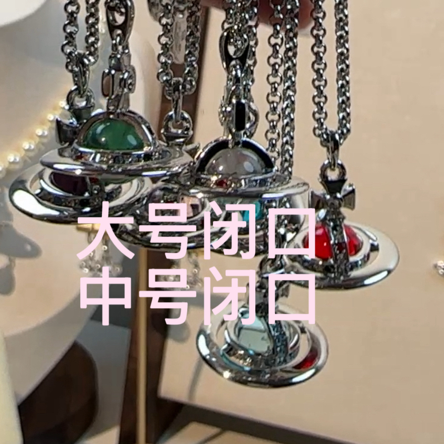 钛钢琉璃项链 铜合金合成锆石耳饰  铜合金饰品合集