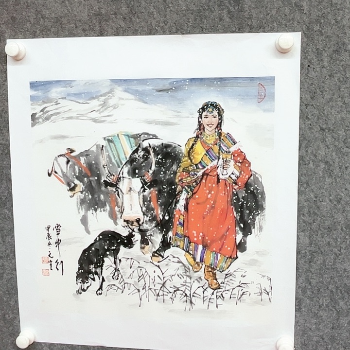 书法张老师绘画作品
