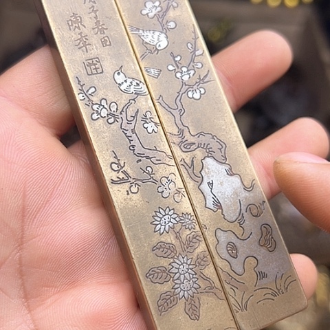 铜制文玩把玩物件