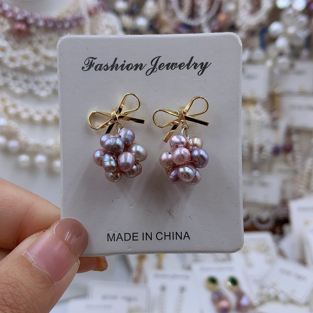 项链银S925镶嵌淡水珍珠