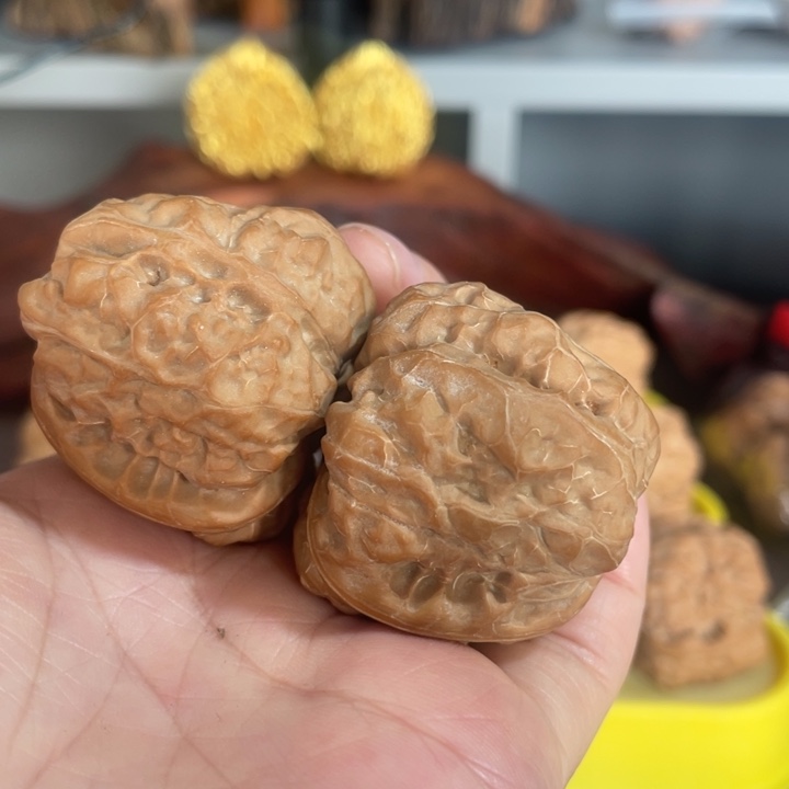 文玩核桃把件蛤蟆头3741