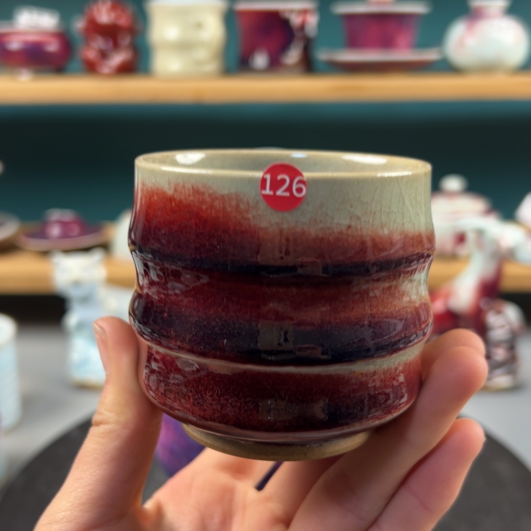 瓷片全品无暇主人杯纯手工