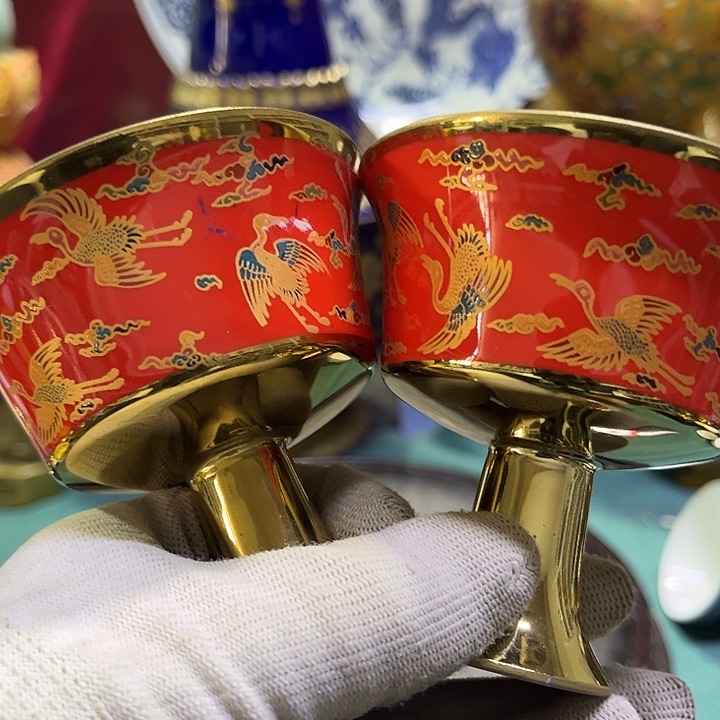 盖碗摆件摆件摆件瓷器