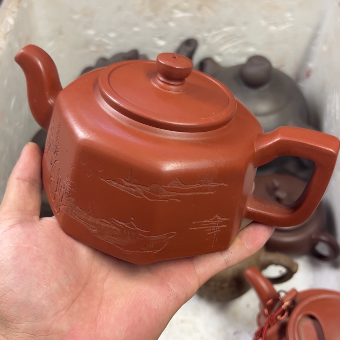 茶壶紫砂宜兴原矿紫砂壶500毫升容量