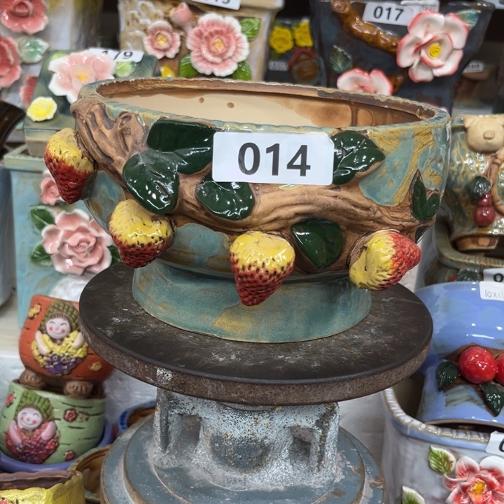 紫砂花盆粗陶材质多肉花盆