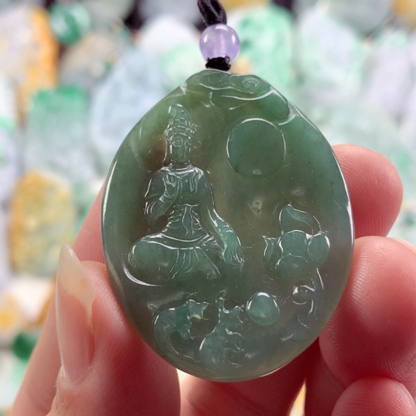 【闪购商品】翡翠吊坠(不含链)未镶嵌
