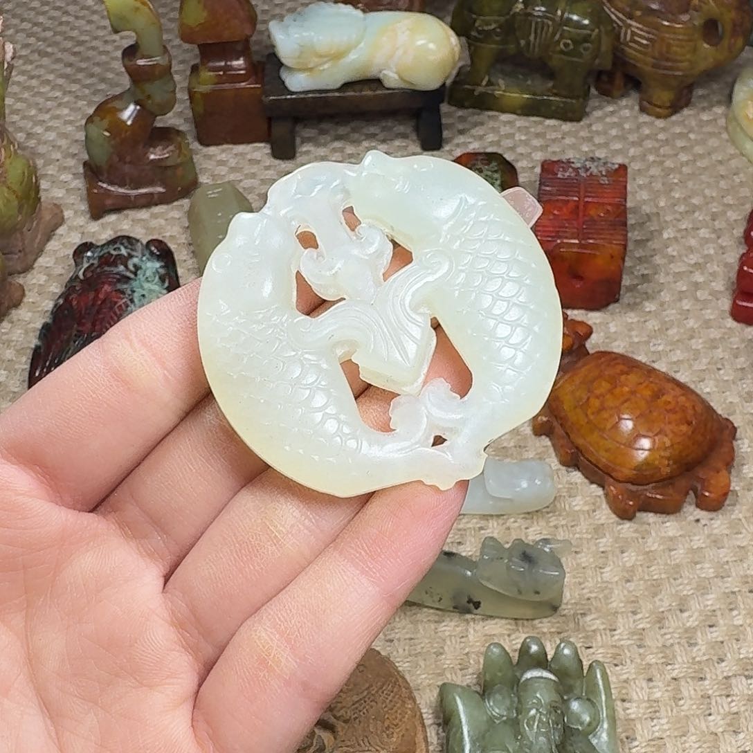 白玉菩提吊坠挂件