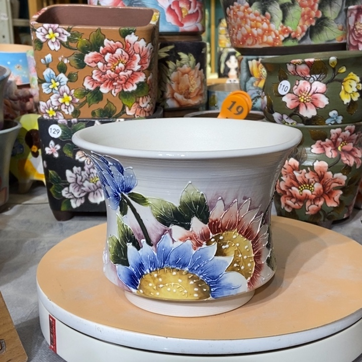 红陶景德镇艺术手绘作品