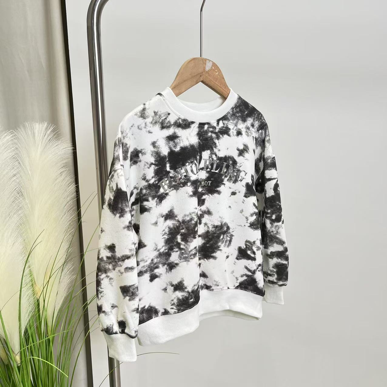 秋季新款男童深灰色卫衣 3172韵系秋