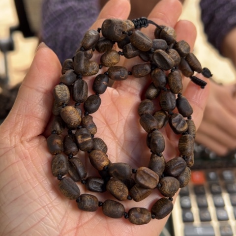 沉香手串红土乌身沉水19克卡0.6多样性发1条