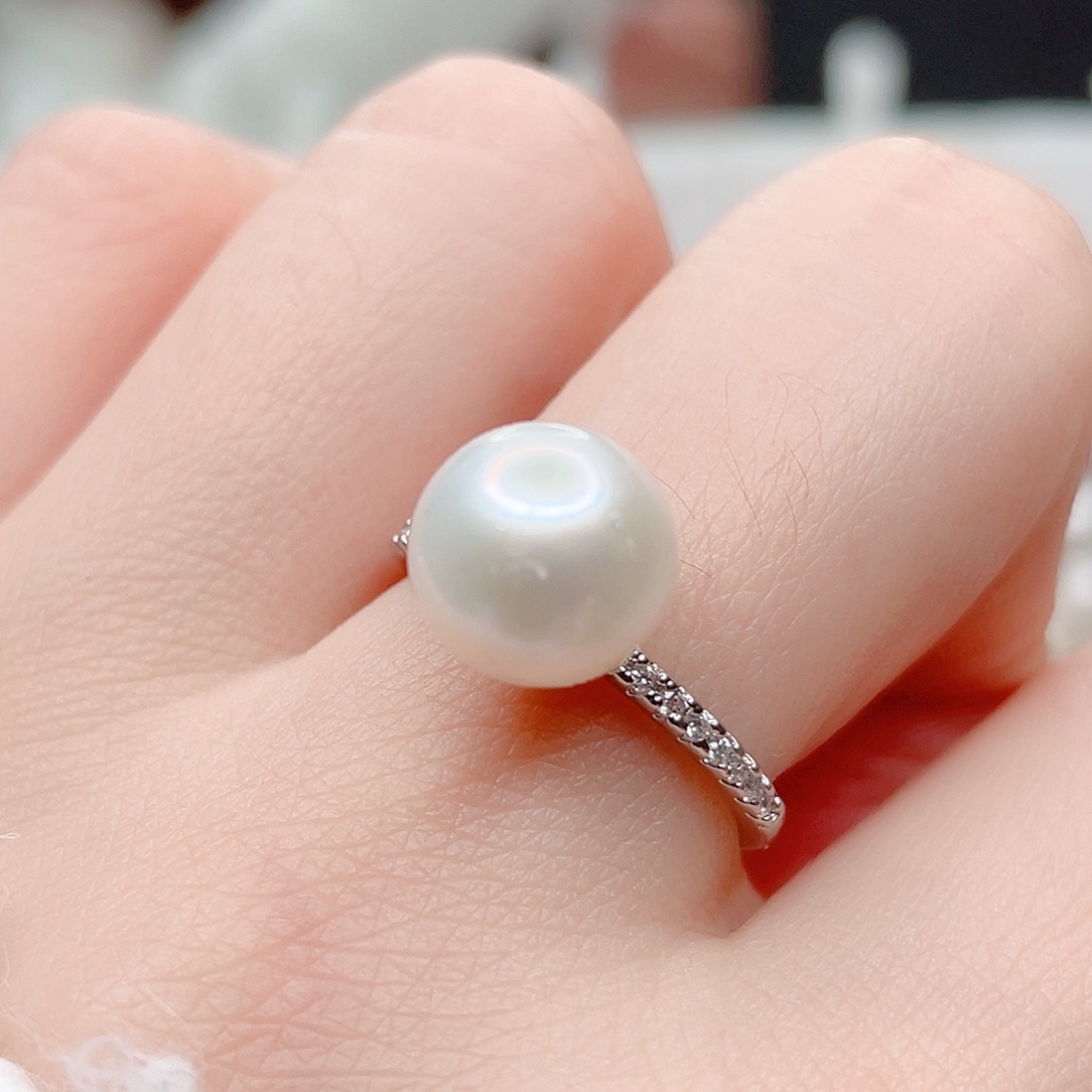 合金淡水珍珠吊坠(赠链)