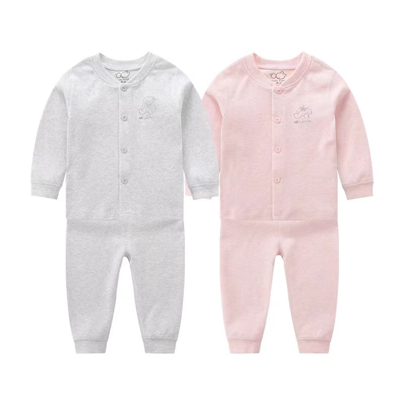 拉比男女宝宝秋衣秋裤套装家居服套装