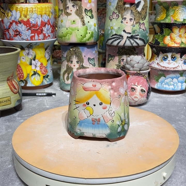 景德镇艺术手绘作品