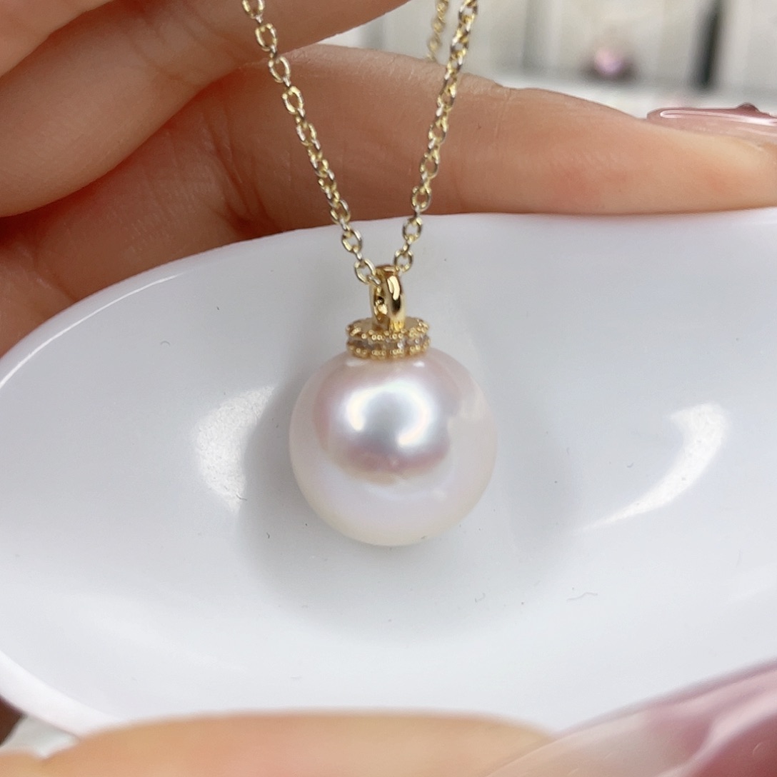 淡水珍珠未镶嵌吊坠(赠链)