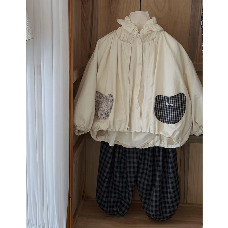 【现货】郝叔童品秋季新款女童限定2025洋气时尚网红休闲外套HN5307