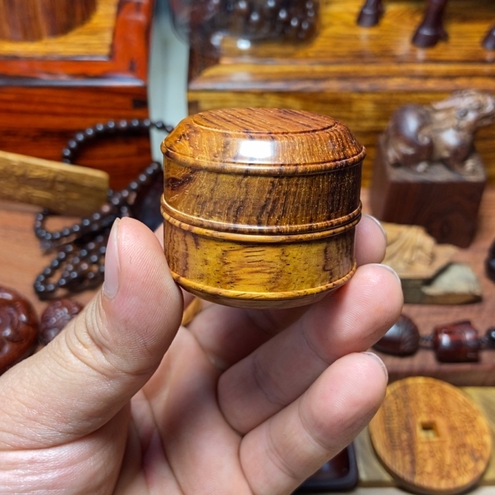 黄花梨/降香黄檀戒指盒