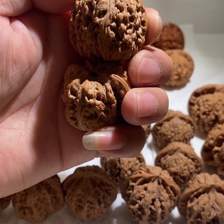 真***方吊坠文玩核桃红玛瑙