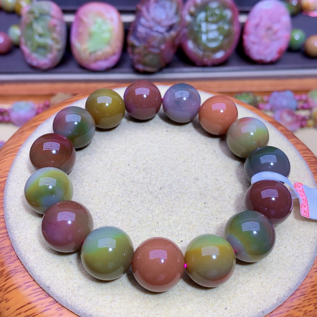 手链玛瑙未镶嵌盐源